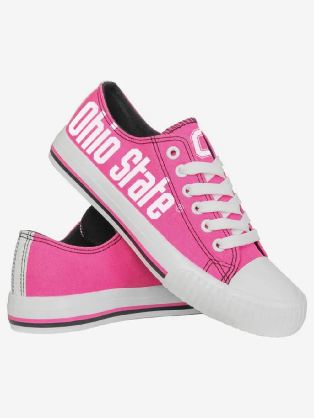 Ohio State Buckeyes Womens Highlights Low Top Canvas Shoe